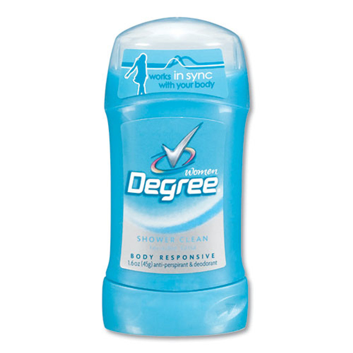 Desodorante Antitranspirante Degree Dry Protection, Limpieza de Ducha, 1.6 Oz