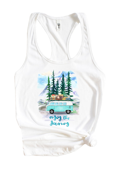 Enjoy The Journey Racerback Tank Top