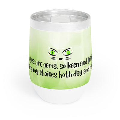 Taza de Vino Chill Judging Eyes