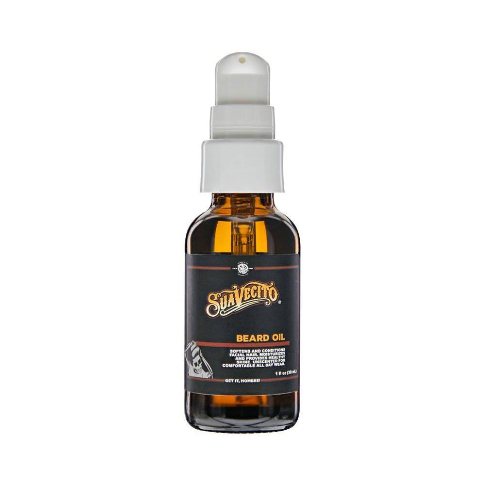 Aceite para Barba Suavecito - 1oz Esencial de Aseo Premium