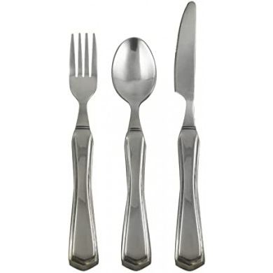 Premium Weighted Stainless Steel Utensil Set for Enhanced Dining