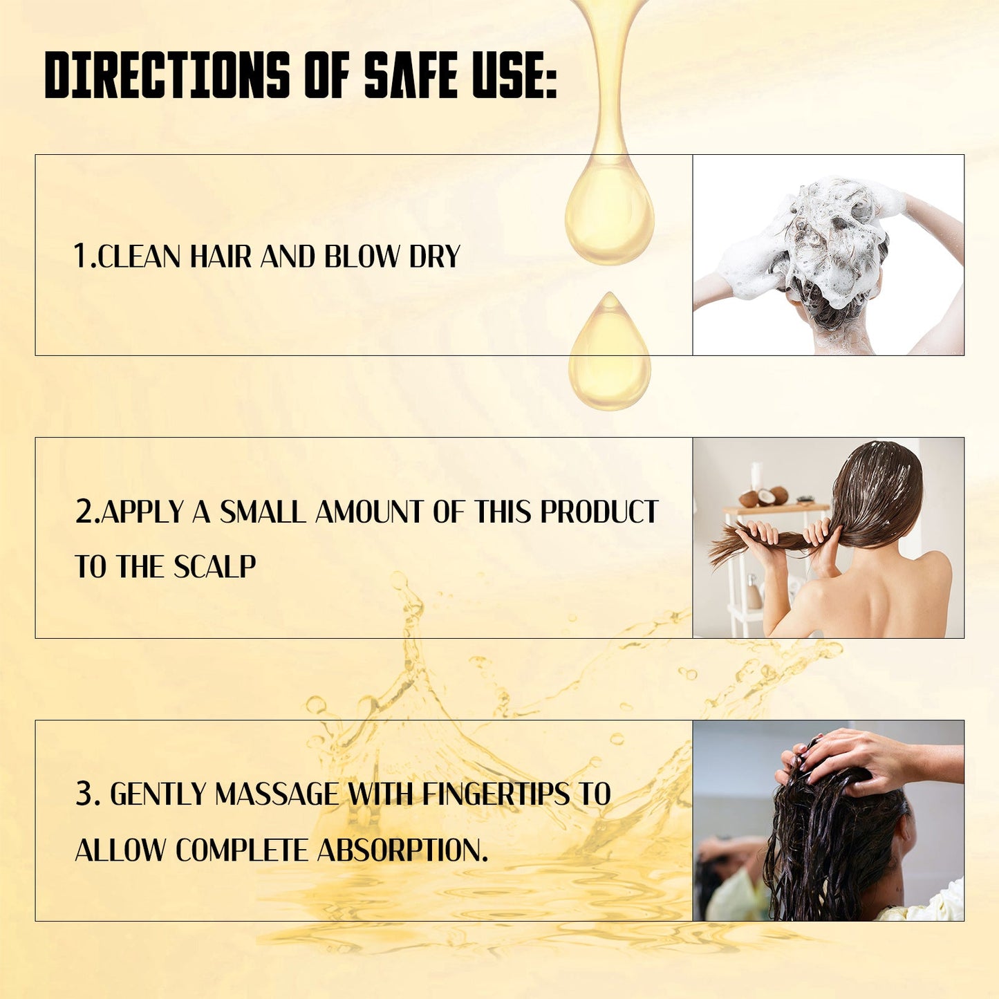 Essence Roll-On de Croissance Capillaire à la Biotine pour Nourrir les Cheveux