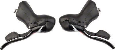 Juego de palancas de cambio microSHIFT R10 para manillar de caída - Compatible con Shimano de 2 x 10