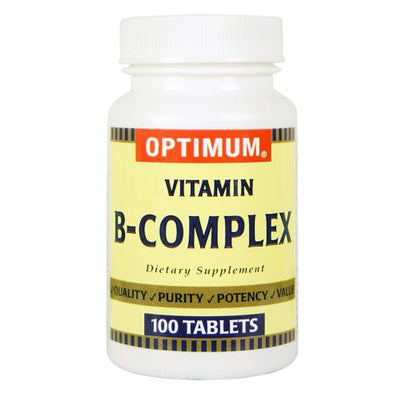 Optimum Vitamin B Complex Supplement Tablets