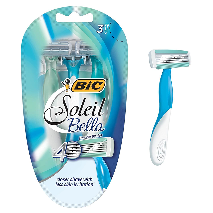 Rasoirs jetables BIC Soleil Comfort pour femmes - 4 lames