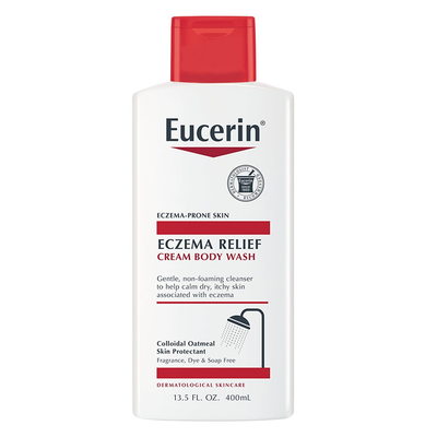Eucerin Cream Body Wash for Sensitive Skin, 13.5 Fl Oz