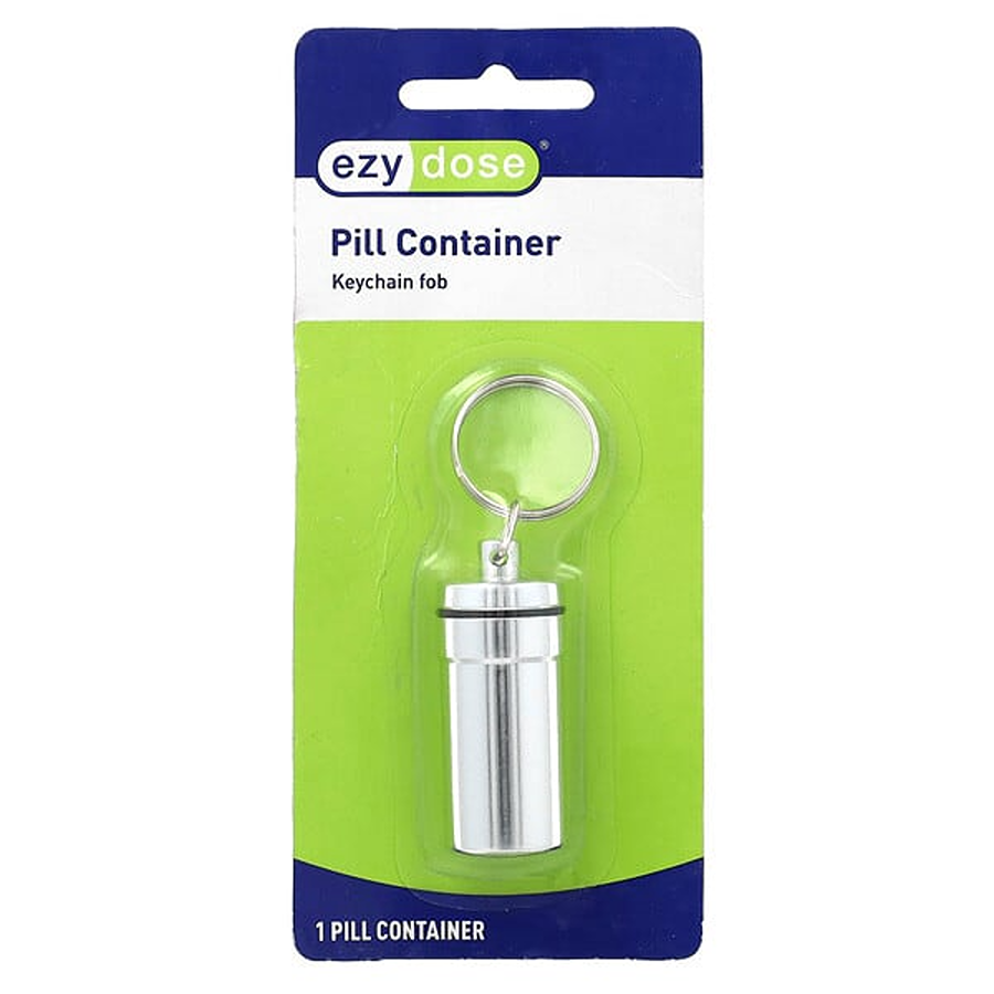 Ezy Dose Pill Container Keychain Fob - Pack of 6