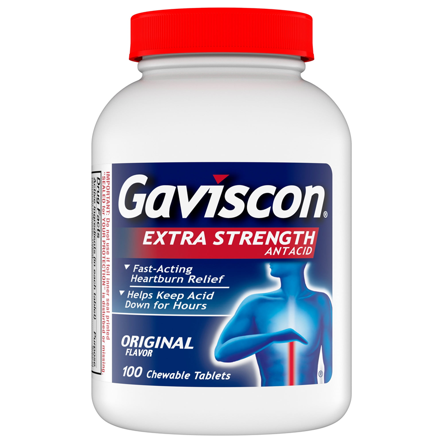 Gaviscon Extra Strength Original Flavor Chewable Tablets