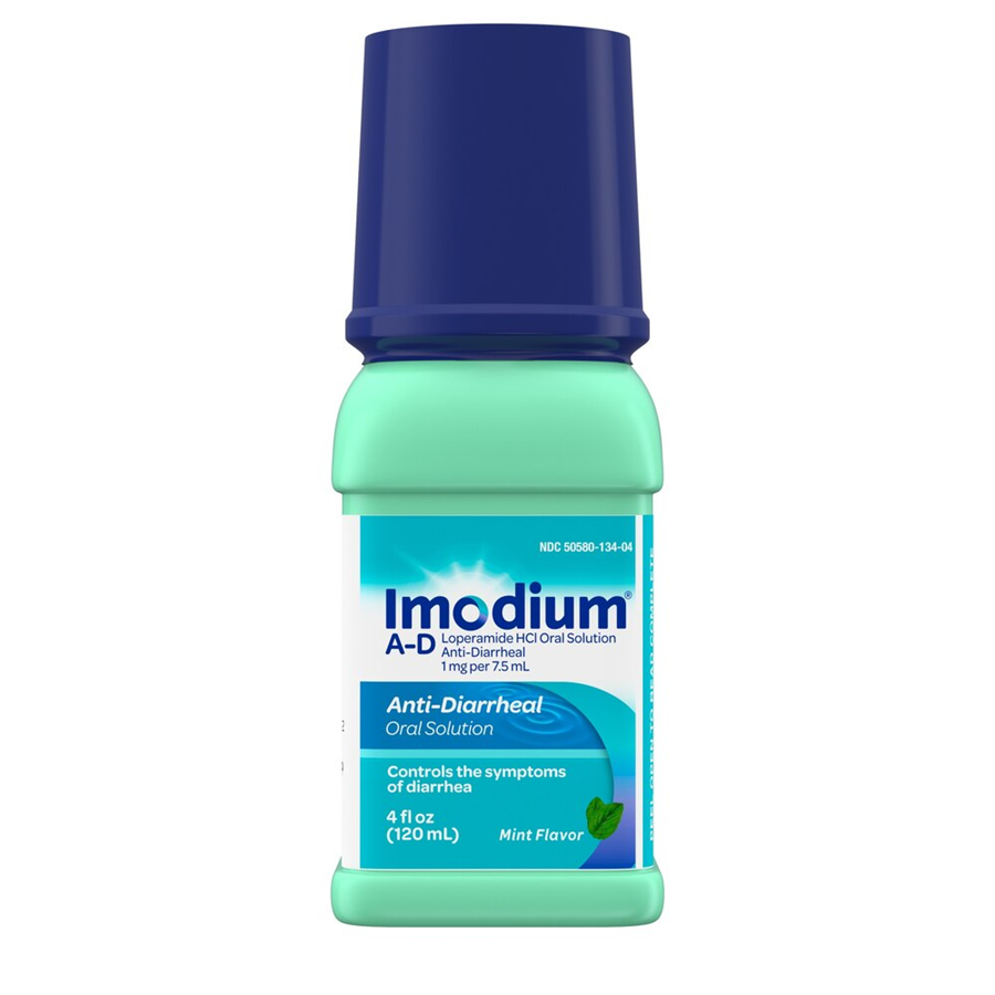 Solution orale Imodium saveur menthe - 4 oz