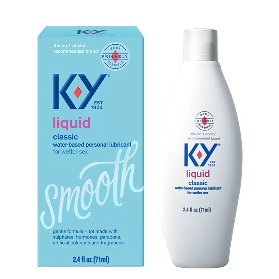 Lubrifiant personnel K-Y, liquide classique lisse 2,4 oz