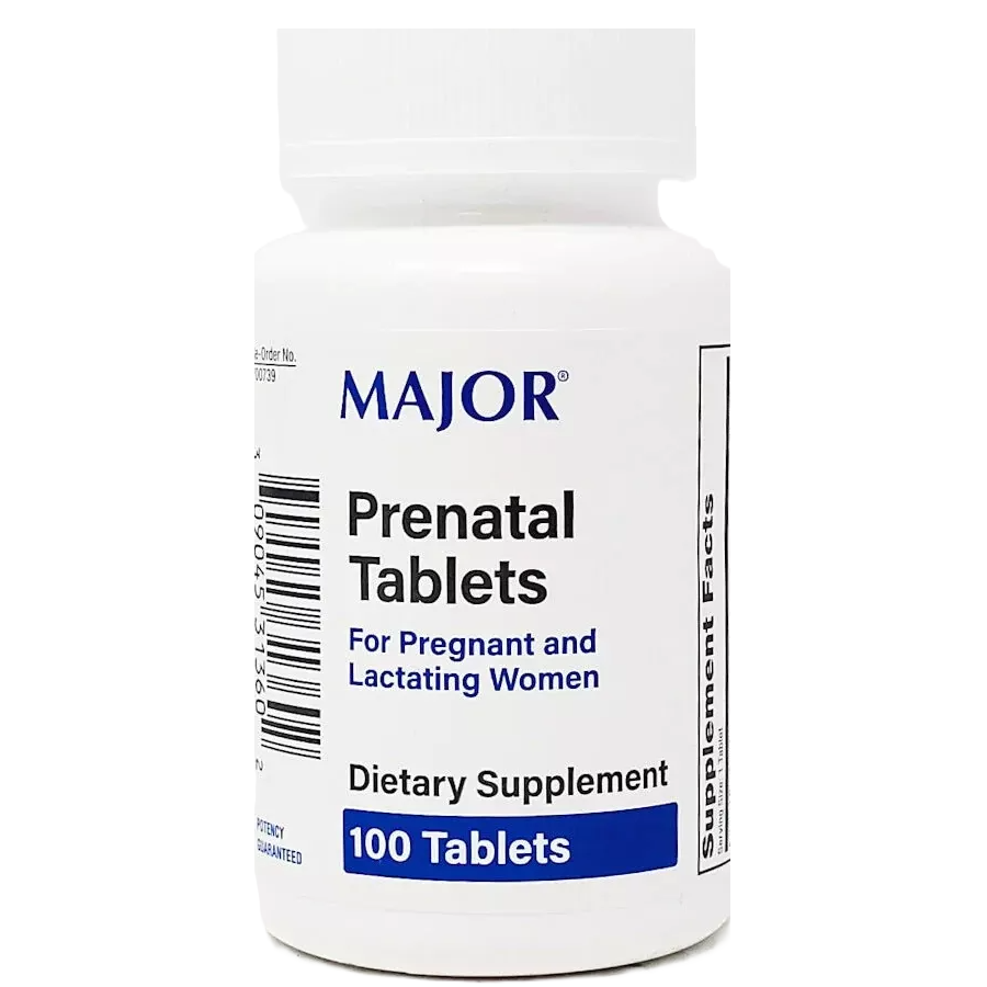 Major Prenatal Tablets - 100 Count