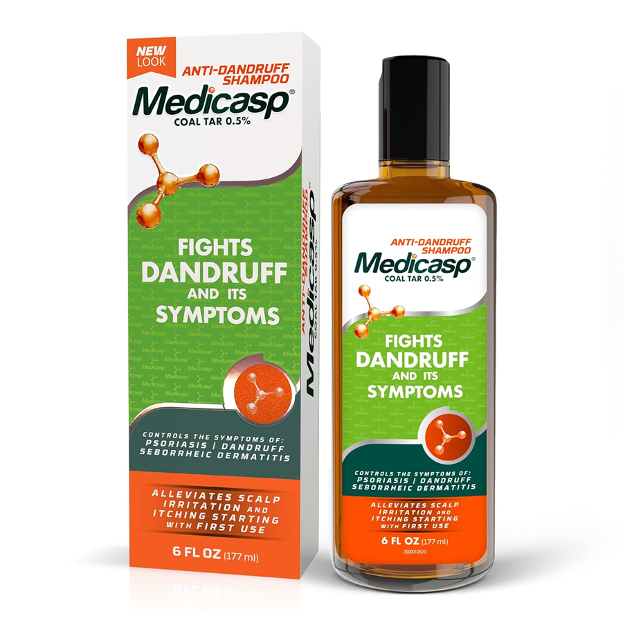 Medicasp Coal Tar Gel Original Strength Shampoo, 6 Oz