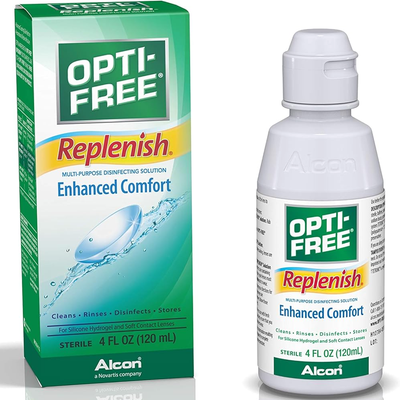 Opti-Free Replenish Contact Lens Solution, 4 Oz
