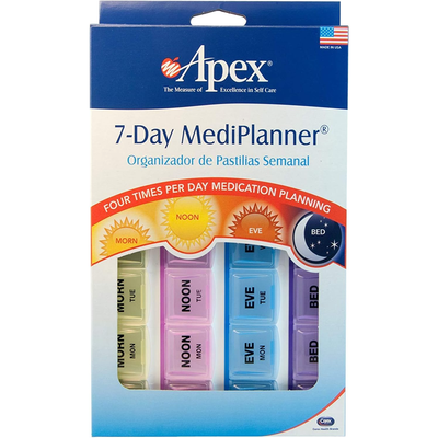Organisateur de Pilules MediPlanner Apex 7 Jours