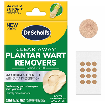 Disques de traitement des verrues plantaires Dr. Scholl's Clear Away - Force maximale
