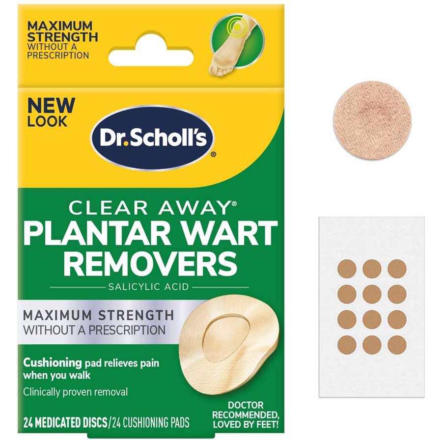 Dr. Scholl's® Clear Away® Éliminateur de verrues plantaires – Force maximale