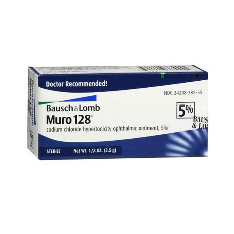 Bausch & Lomb Muro 128 5% Pommade ophtalmique stérile - 0,12 oz
