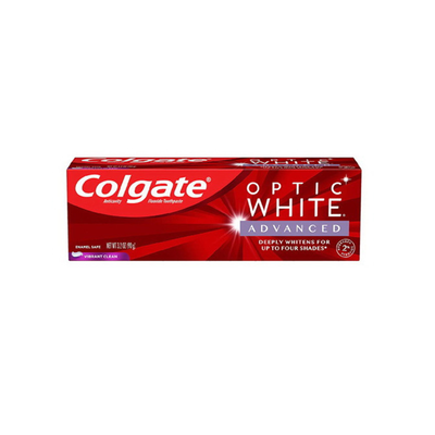 Dentifrice fluoré Colgate Optic White Advanced Anticavity 3 Oz