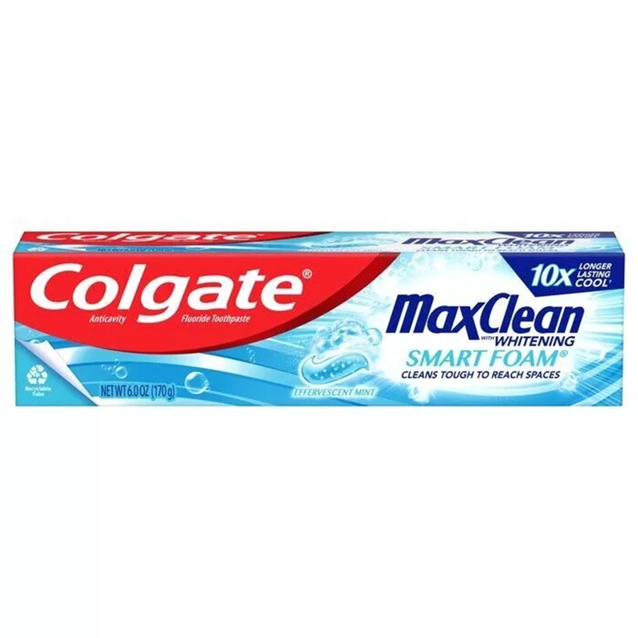 Dentifrice blanchissant Colgate Max Clean Smart Foam - 6oz