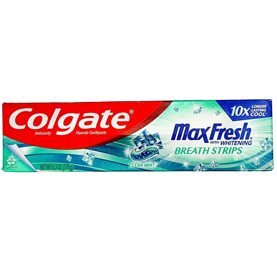 Dentifrice blanchissant Colgate Max Fresh avec bandes de fraîcheur