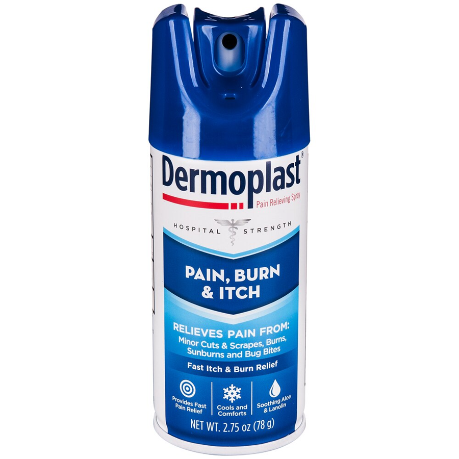 Dermoplast Spray para el Alivio del Dolor, Quemaduras y Picazón - 2.75 Oz