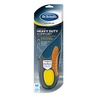 Semelles lourdes Dr. Scholl's pour hommes, taille 8-14