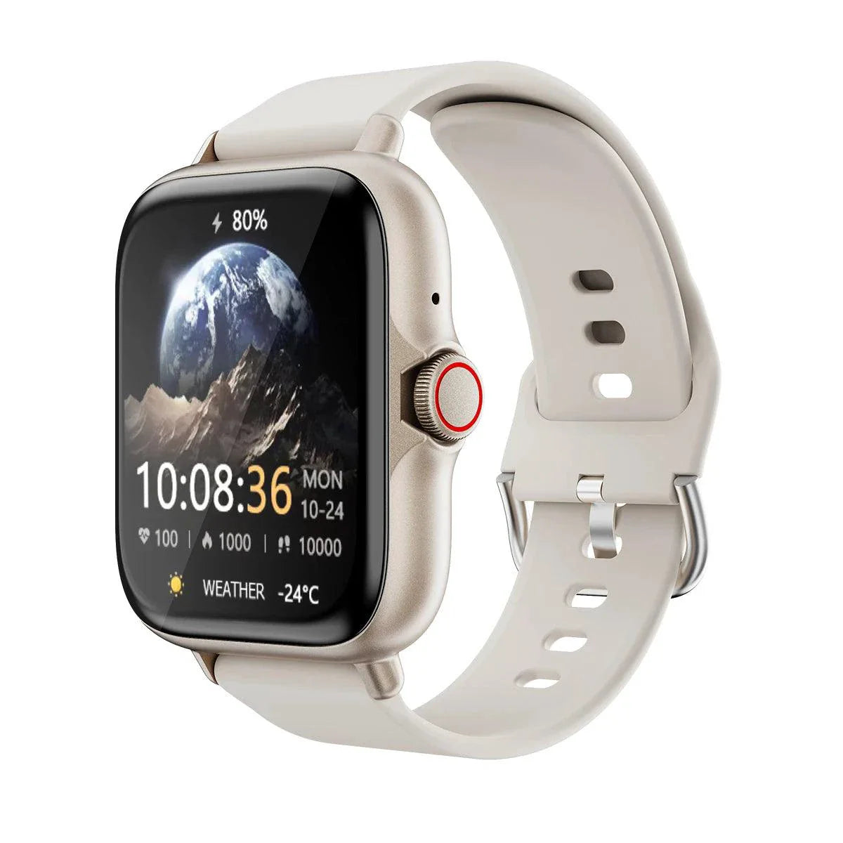 Montre Intelligente Étanche SmartTech 1,83'' - Alertes d'Appels et de Messages