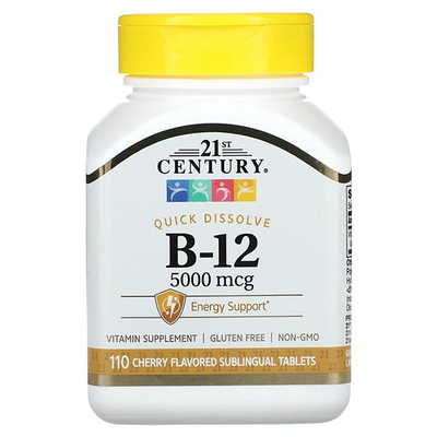 21st Century Vitamin B-12 5000 Mcg - 110 Sublingual Tablets
