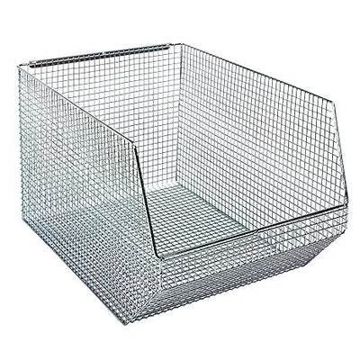 Quantum Storage Systems QMB560C 5-Pack Wire Mesh Stack And Hang Bins