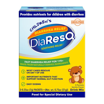 DiaResQ Children's Soothing Drink Mix - Vanilla Flavor