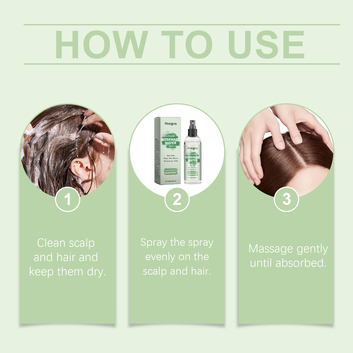 Rosemary Hair Treatment Spray for Nourished, Strong Hair