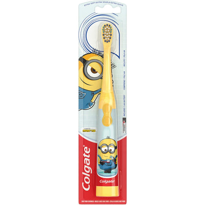 Colgate Kids Minions Battery Powered Toothbrush - Extra Soft Bristles