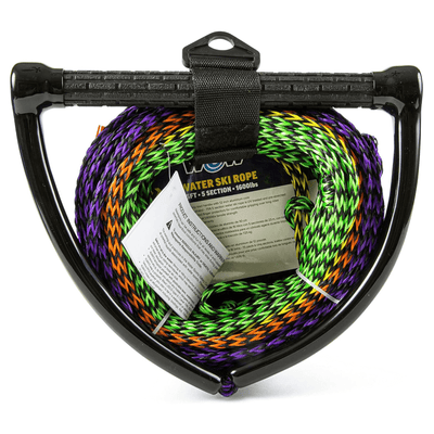 WOW Watersports 75ft 5-Section Pre-Stretched Water Ski Rope