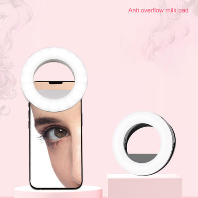 Mobile Phone Fill Light Anchor Beauty Rejuvenation Vibrato Live Charging Light LED Ring Small Indoor Selfie Universal - Korvel