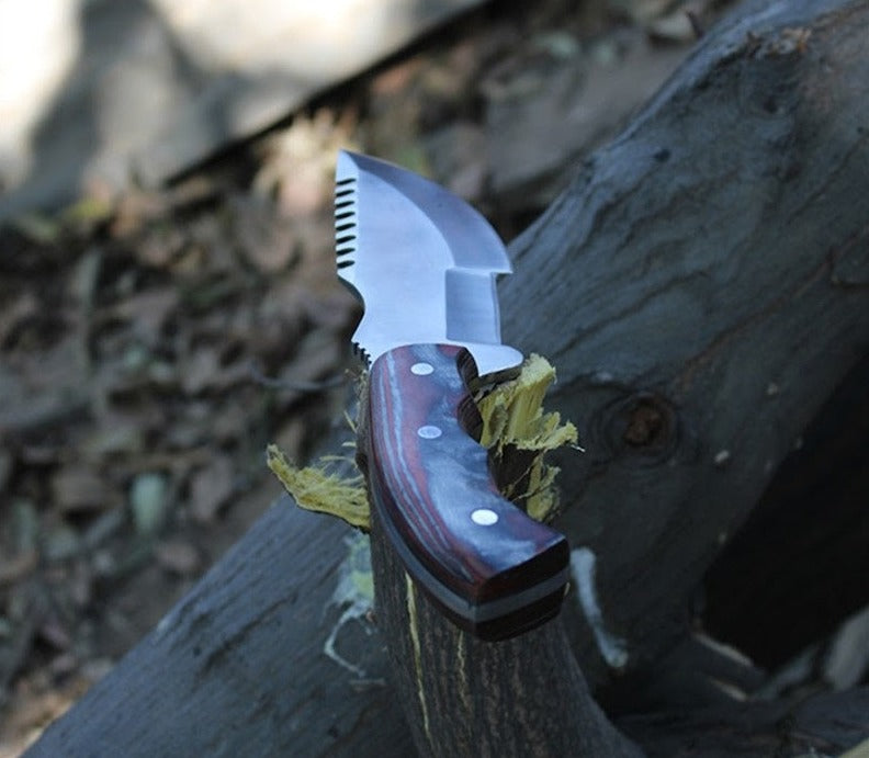 Tom Brown Tracker 2 – Premium Handmade O1 Steel Survival Knife with Unique Wood Handle - Korvel