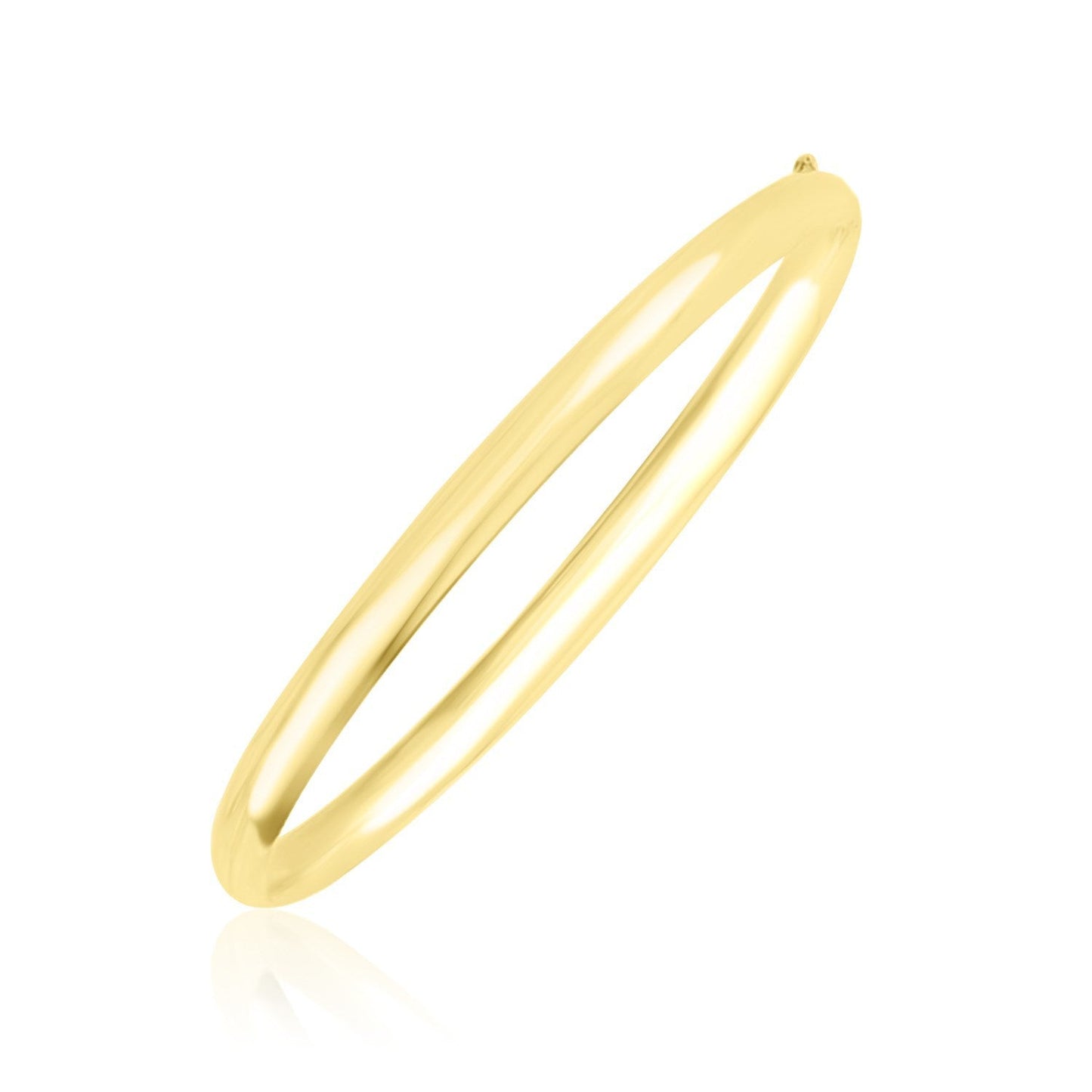 Brazalete Brillante de Estilo Cúpula de Oro Amarillo de 10k