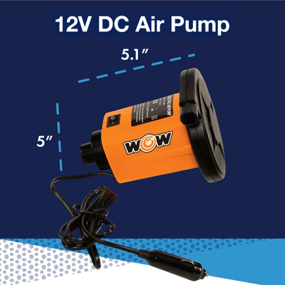 WOW Watersports 12V DC Inflator Pump for Inflatables