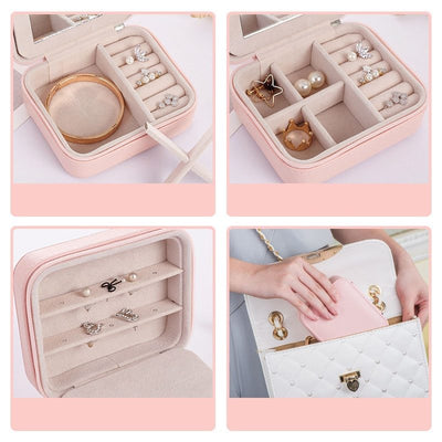 Elegant Mini Jewelry Box for Earrings and Rings