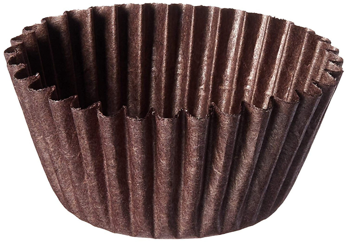 Mini tazas de papel cristalizado marrón para hornear y dulces