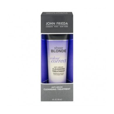 John Frieda Pura Rubia Color Correcting Shampoo Treatment - 4 oz (Pack of 4)
