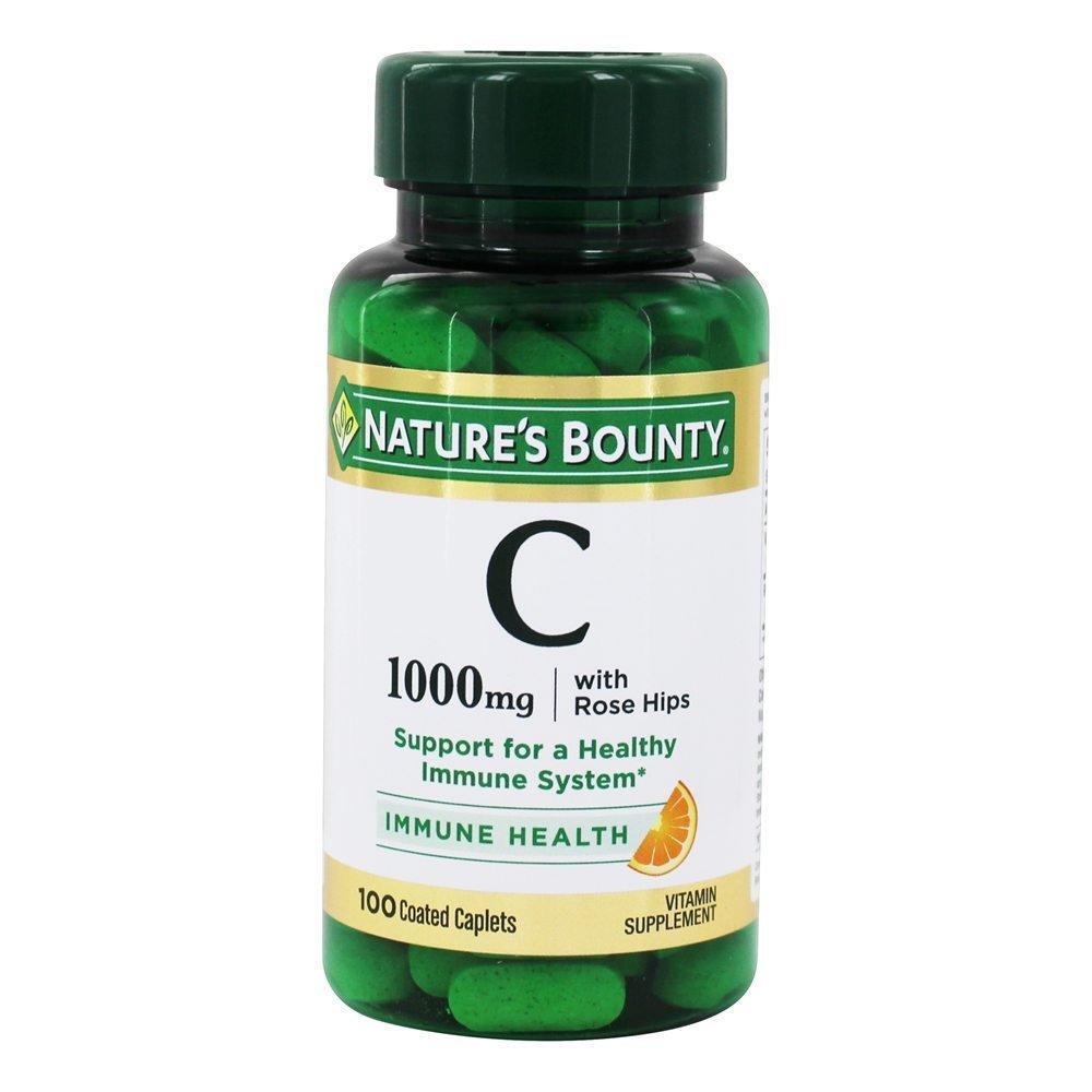 Nature's Bounty Vitamina C Plus Rosa Mosqueta - 1000 Mg - 100 Comprimidos