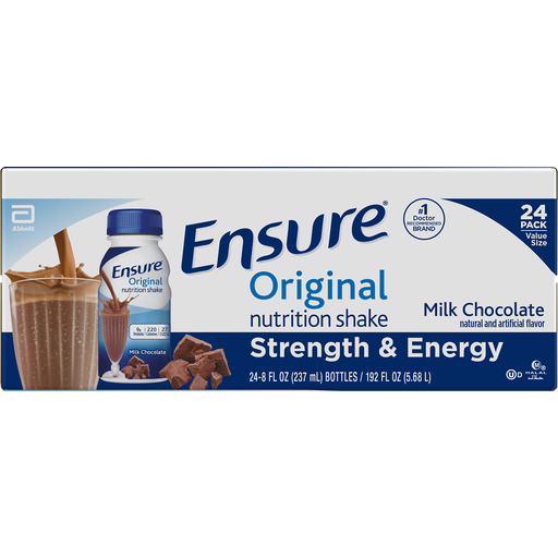 Ensure Original Nutrition Shake - Chocolate con Leche, 8 Fl Oz Cartones