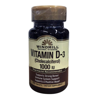 Windmill Natural Vitamin D 1000 Tablets