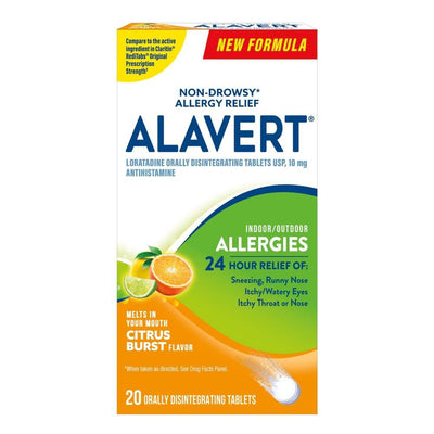 Tabletas Orales Disolventes Alavert Citrus Burst