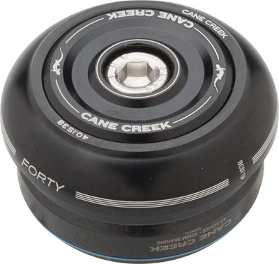 Cane Creek 40 IS38/25.4 IS38/26 Short Cover Headset - Black