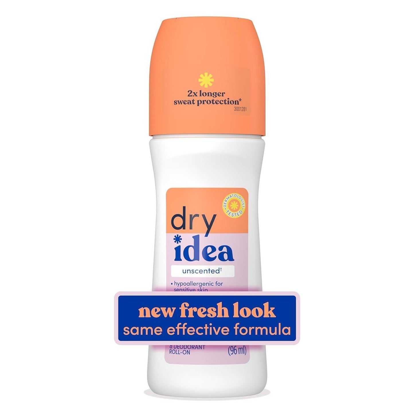 Déodorant et antitranspirant Dry Idea Advance Roll On sans parfum 3,25 oz