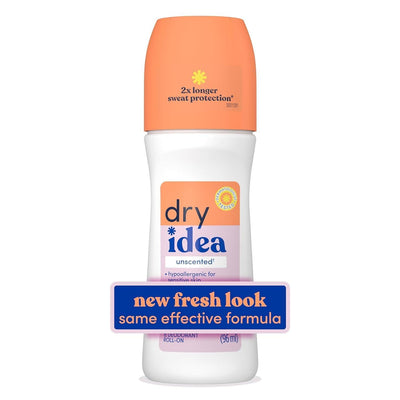 Desodorante y Antitranspirante Roll-On Sin Fragancia Dry Idea Advance 3.25 Oz