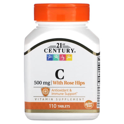 21st Century Vitamin C with Rose Hips 500 mg Tablets