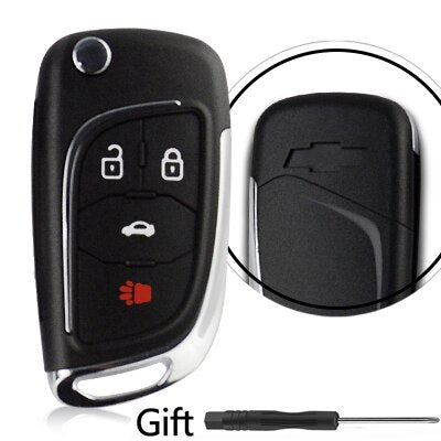 OkeyTech For Chevrolet Lova/Aveo/Cruze Remote Car Key Shell 2/3/4/5 Buttons For Opel Vauxhall Insignia Astra Mokka For Buick - Korvel
