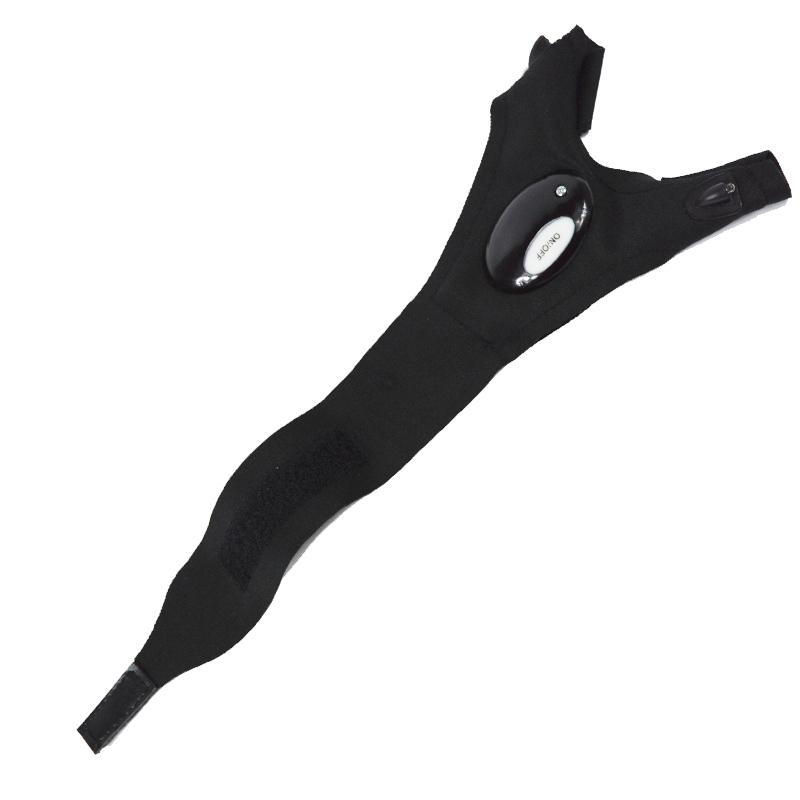 Gants de pêche LED sans doigts Magic Strap